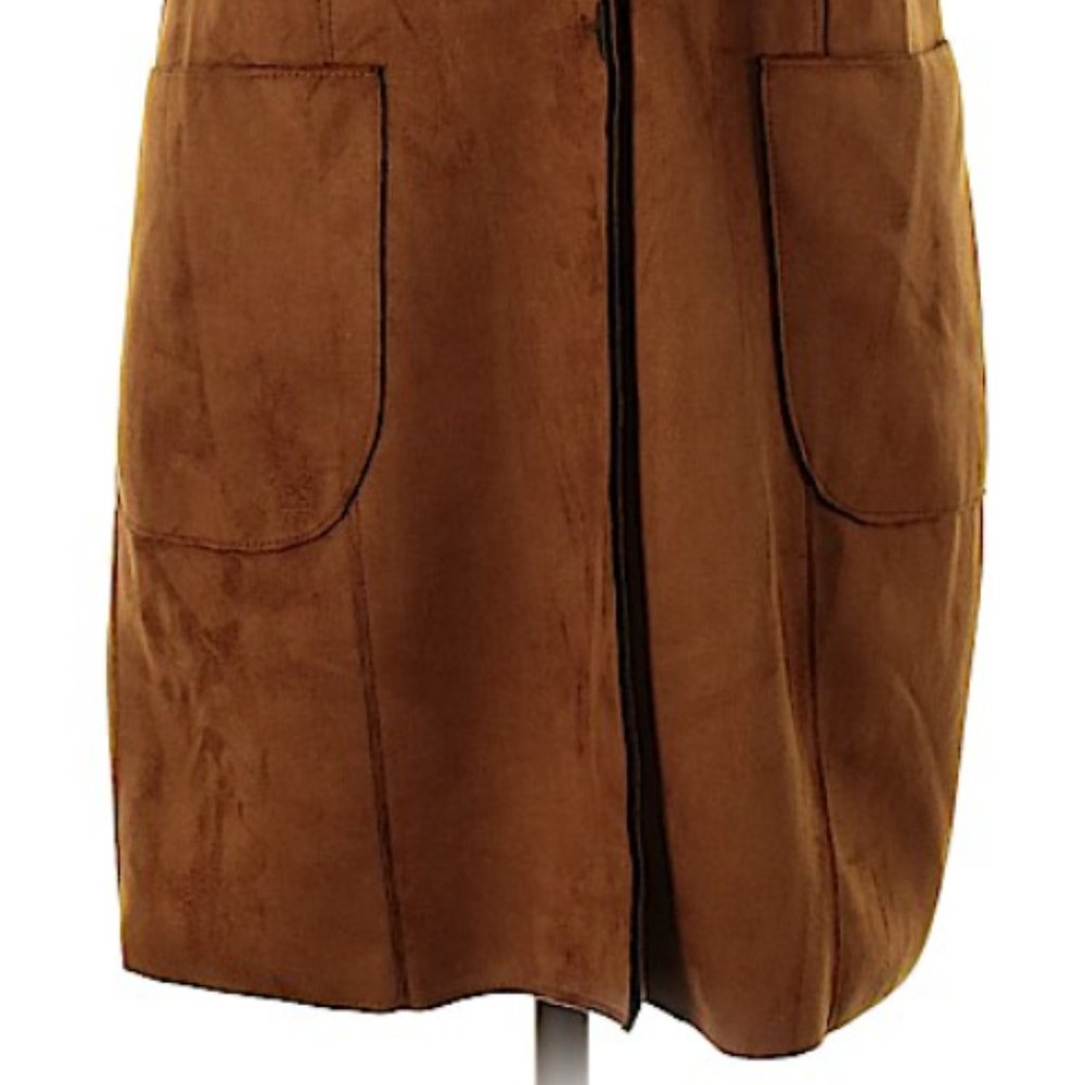 NWT Lemon Tart Etseri Faux Suede Vest - Picture 3 of 5
